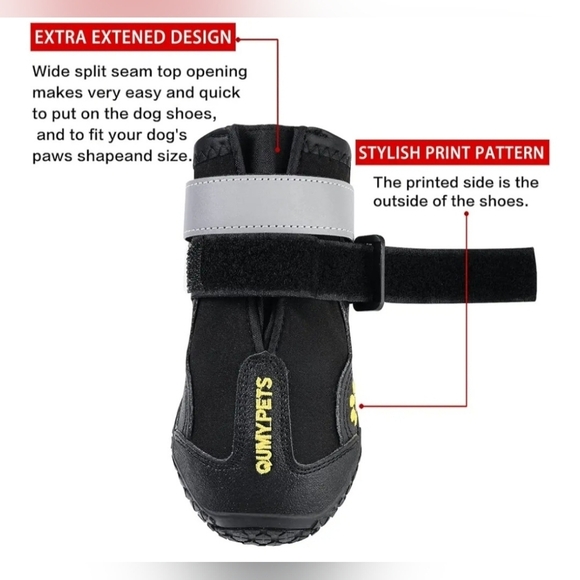 QUMY Dog Shoes #682, 1198 - Picture 5 of 10